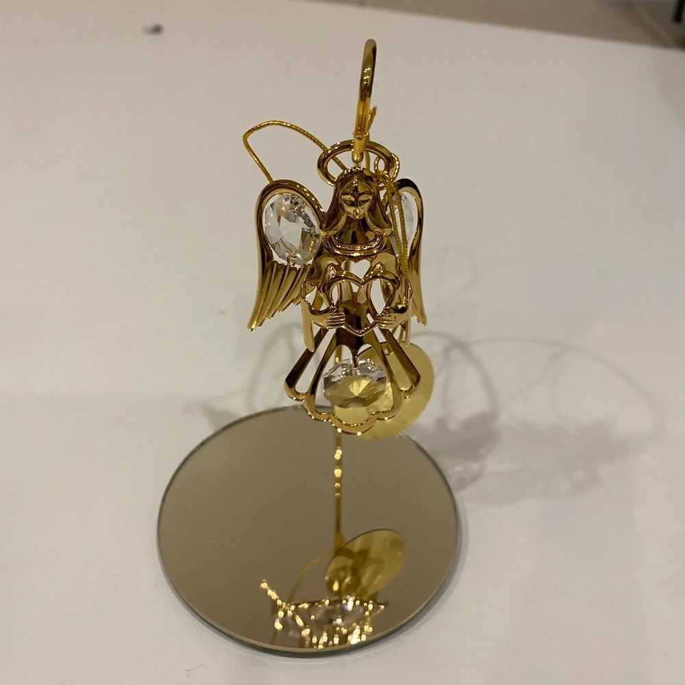 gold angel ornament